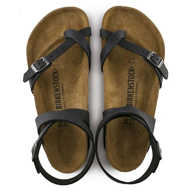 Birkenstock Yara Oiled Leather Black
