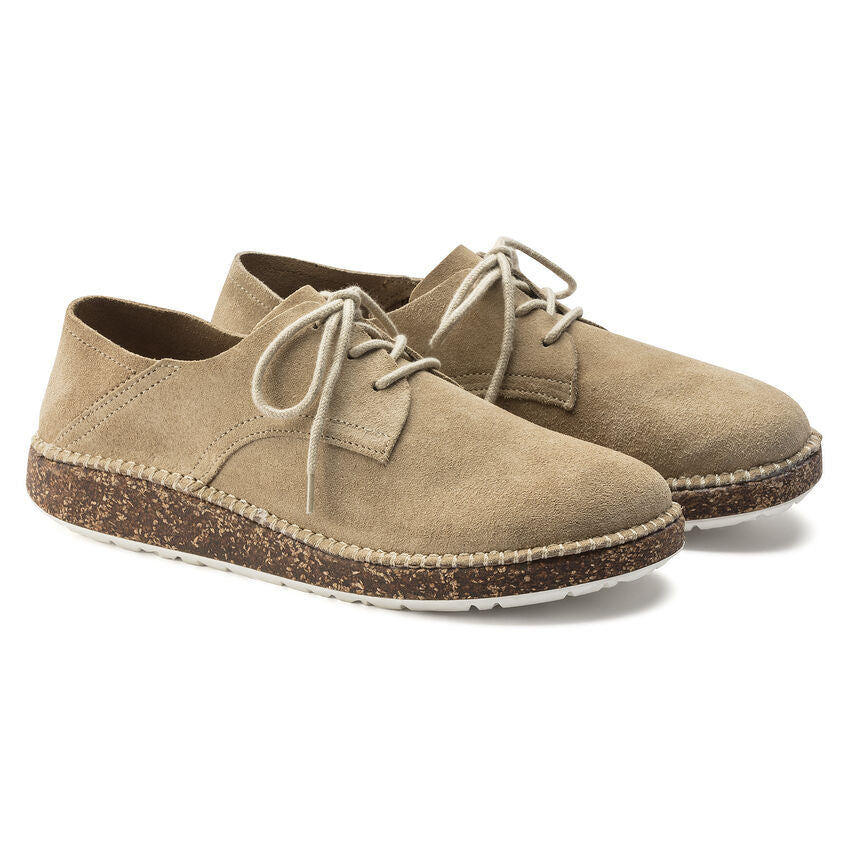 Birkenstock Unisex Gary Suede Leather Sand