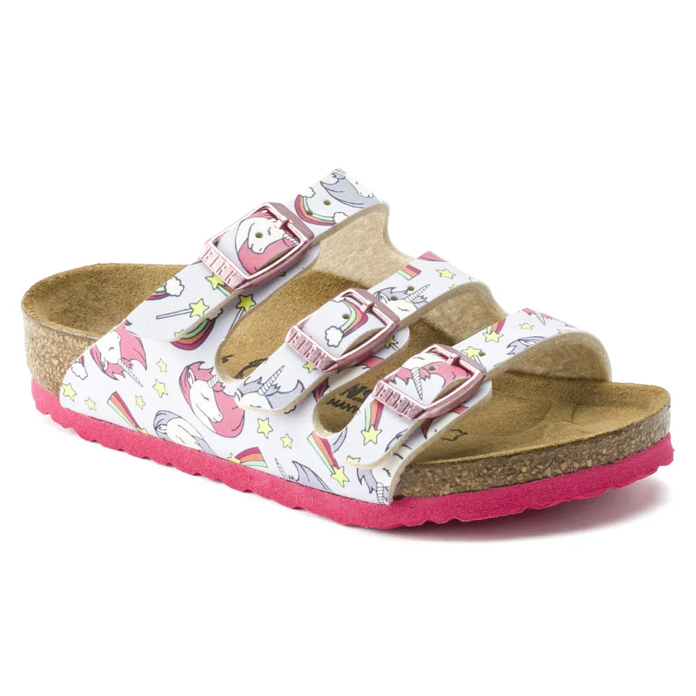 Birkenstock Florida Kids Birko-Flor Unicorn Pink