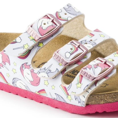 Birkenstock Florida Kids Birko-Flor Unicorn Pink