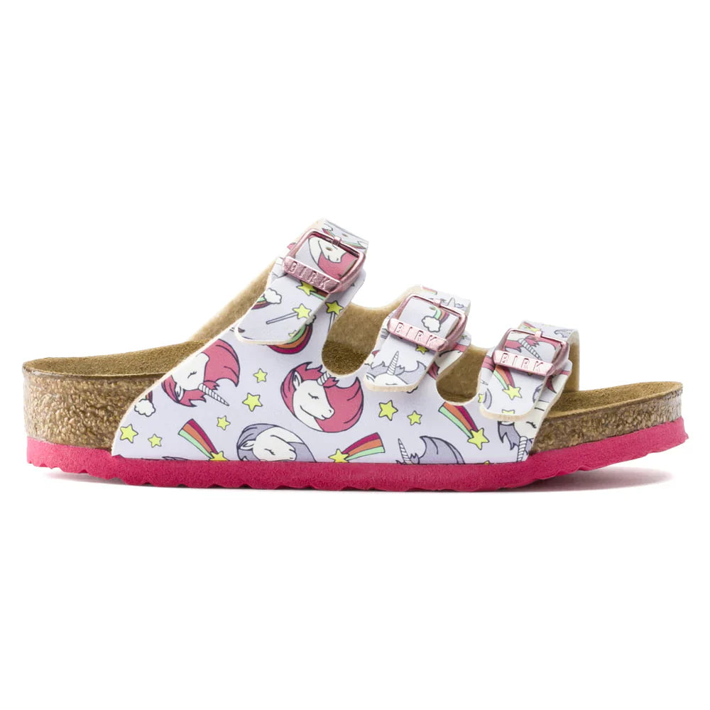 Birkenstock Florida Kids Birko-Flor Unicorn Pink