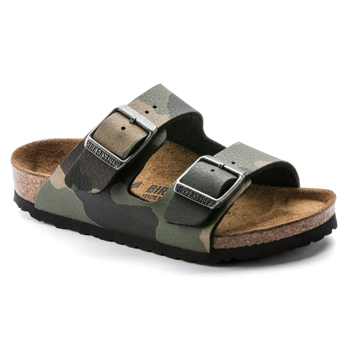 Birkenstock Arizona Kids Desert Soil Camo Green Birko-Flor