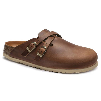 Birkenstock Blair HEX Leather Cognac