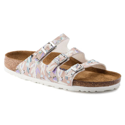Birkenstock Florida Fresh Birko Flor Floral Fades Crystal Rose Sandals