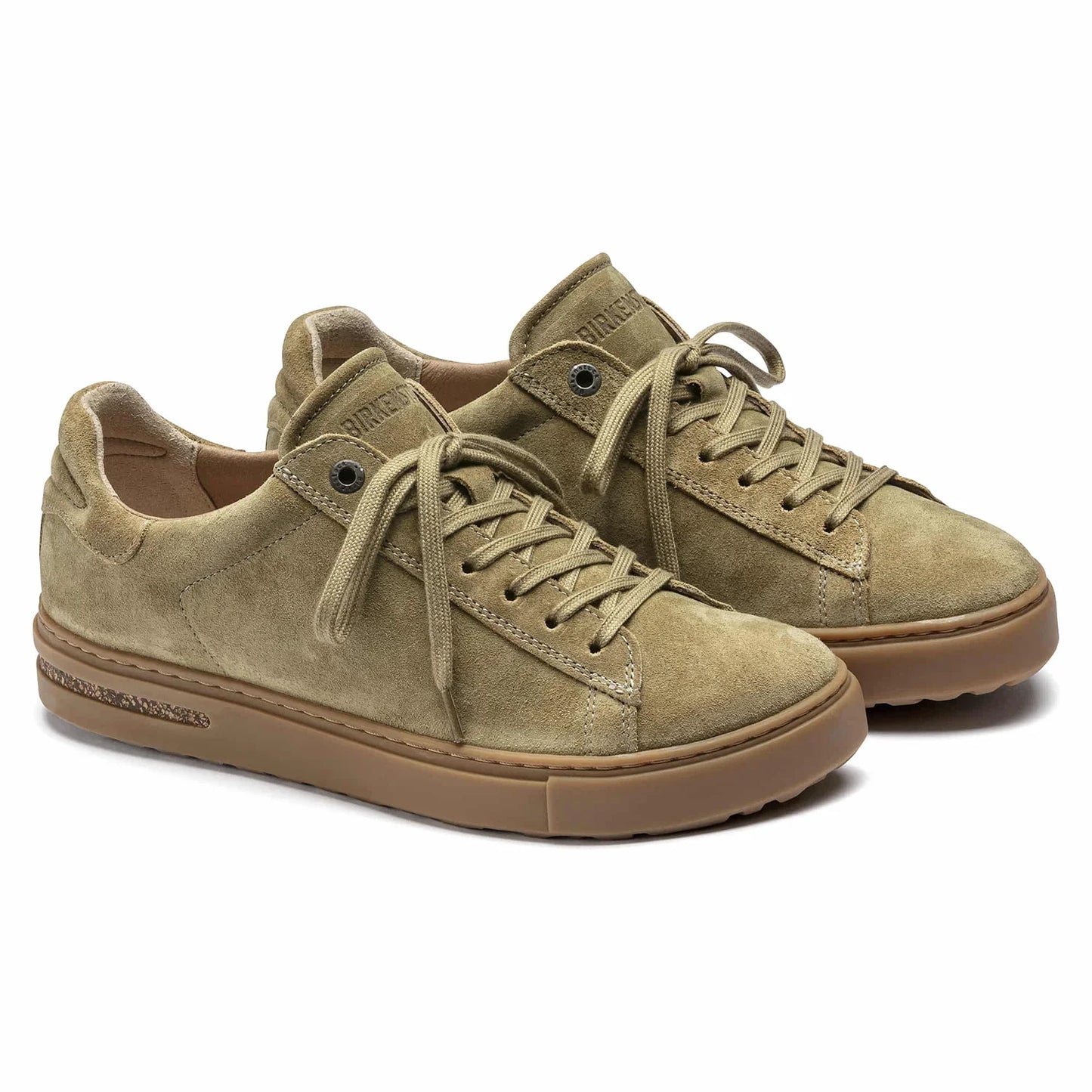 Birkenstock Bend Low Leather Khaki Sneakers