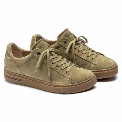 Birkenstock Bend Low Leather Khaki Sneakers