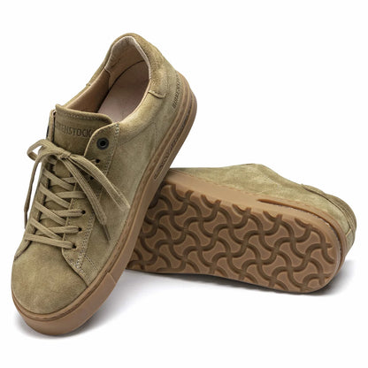 Birkenstock Bend Low Leather Khaki Sneakers