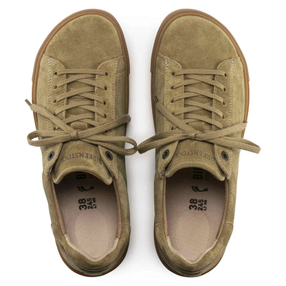 Birkenstock Bend Low Leather Khaki Sneakers