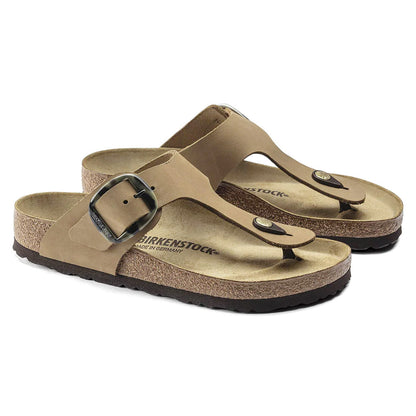 Birkenstock Women's Gizeh Big Buckle Nubuck Sandals