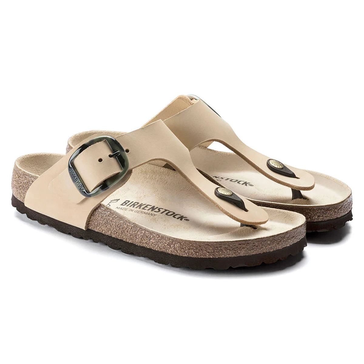Birkenstock Women's Gizeh Big Buckle Nubuck Sandals