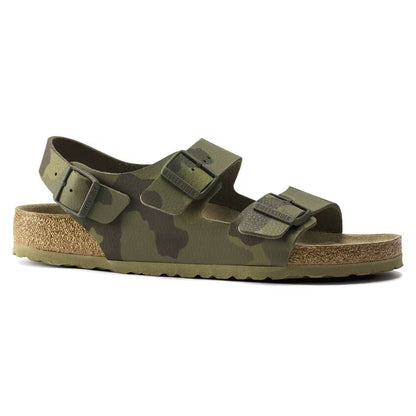 Birkenstock Milano Kinder Birko Flor Desert Soil Camouflage Green