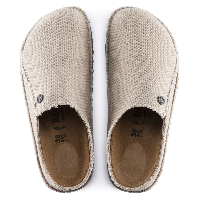 Birkenstock Unisex Zermatt Canvas Textile Eggshell