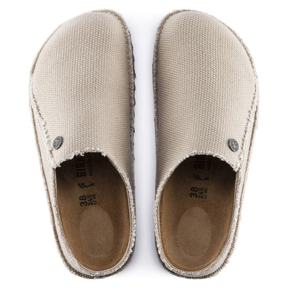 Birkenstock Unisex Zermatt Canvas Textile Eggshell