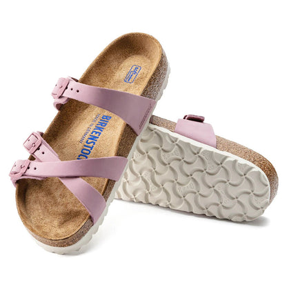 Birkenstock Women's Franca Soft Footbed Nubuck Sandals