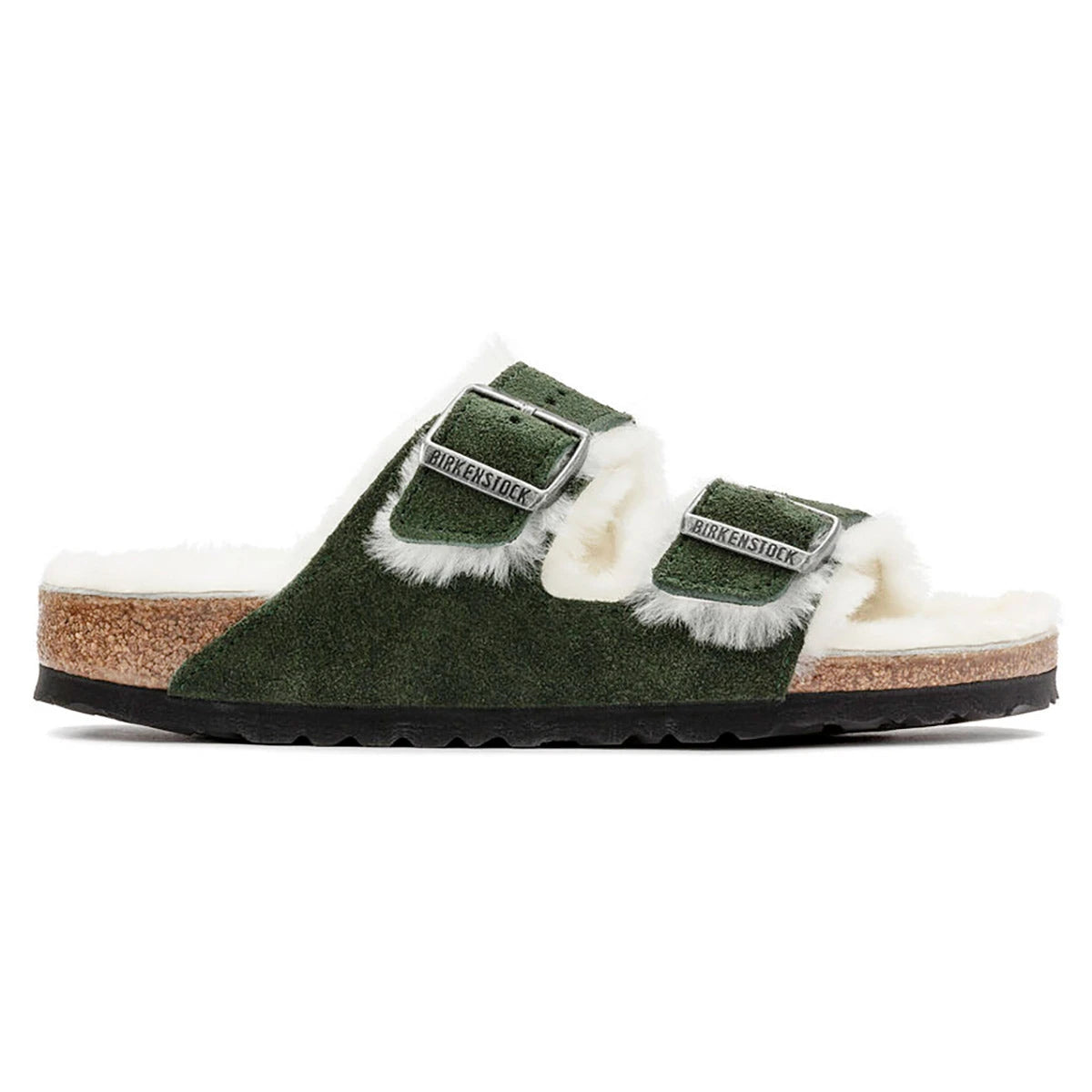 Birkenstock Arizona Shearling Suede Sandals