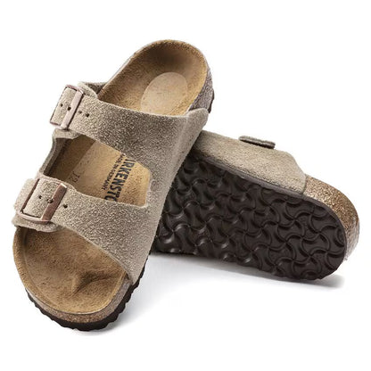 Birkenstock Arizona Kids Suede Leather Taupe