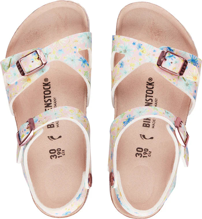 Birkenstock Rio Kids Birko-Flor Pastel Floral