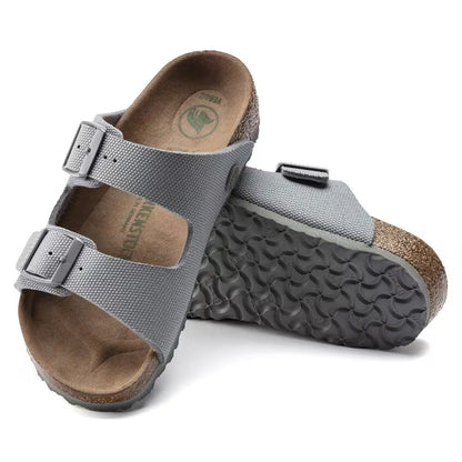 Birkenstock Arizona Kids Vegan Textile Stone Coin