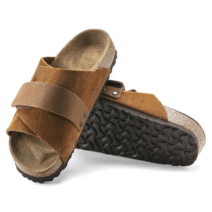 Birkenstock Kyoto Nubuck/Suede Leather Mink