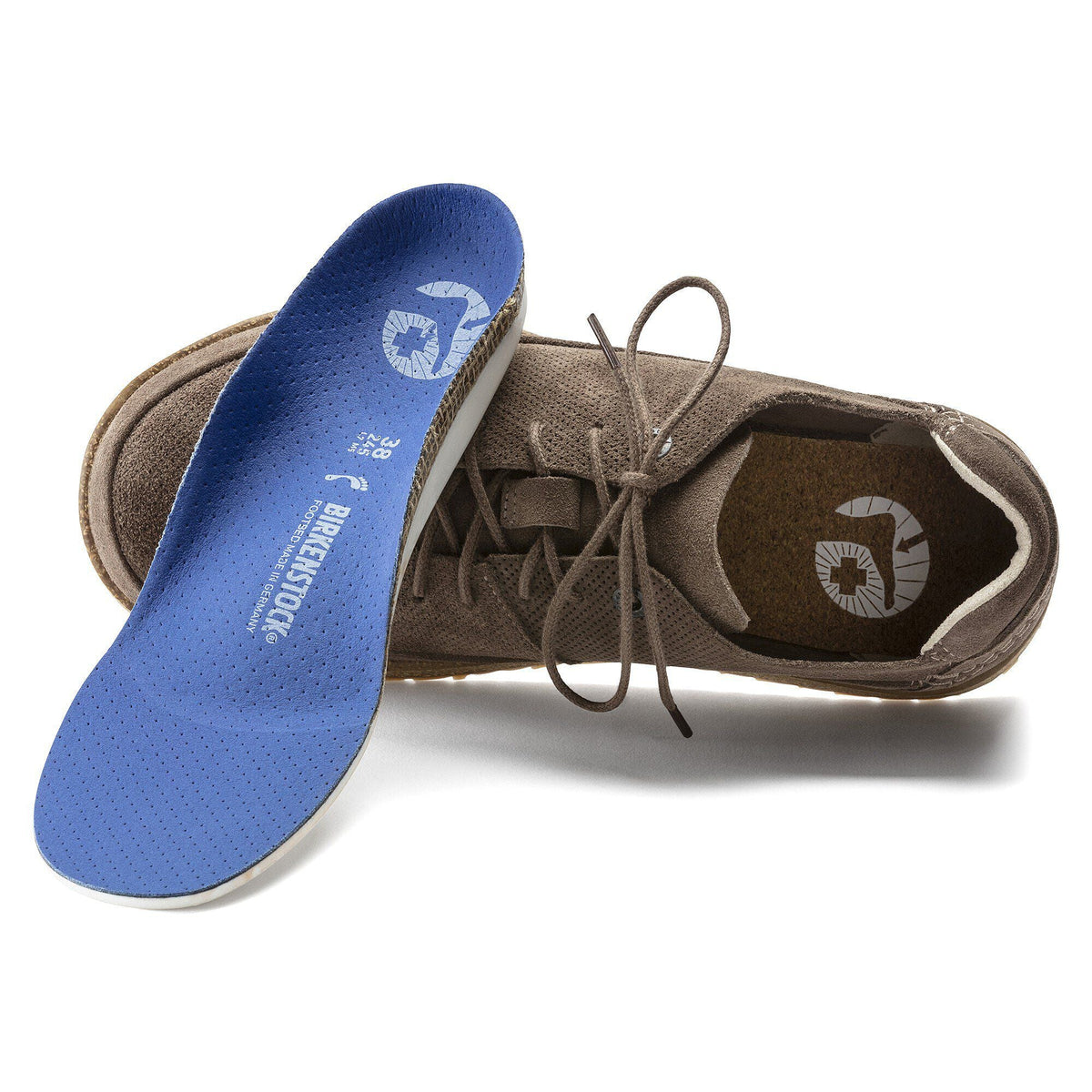 Birkenstock Honneff Light Suede Leather Gray Taupe