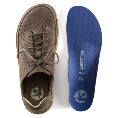 Birkenstock Honneff Light Suede Leather Gray Taupe