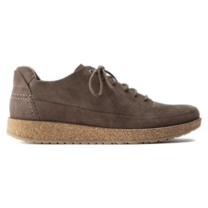 Birkenstock Honneff Light Suede Leather Gray Taupe