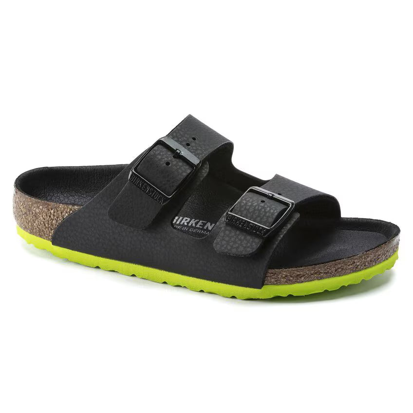 Birkenstock Arizona Kid BirkoFlor Black Lime