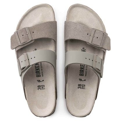 Birkenstock Arizona Split Leather/Suede Grey Taupe Sandals
