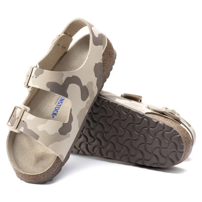 Birkenstock Milano Soft Footbed Birko-Flor Desert Soil Grey / Taupe Sandals