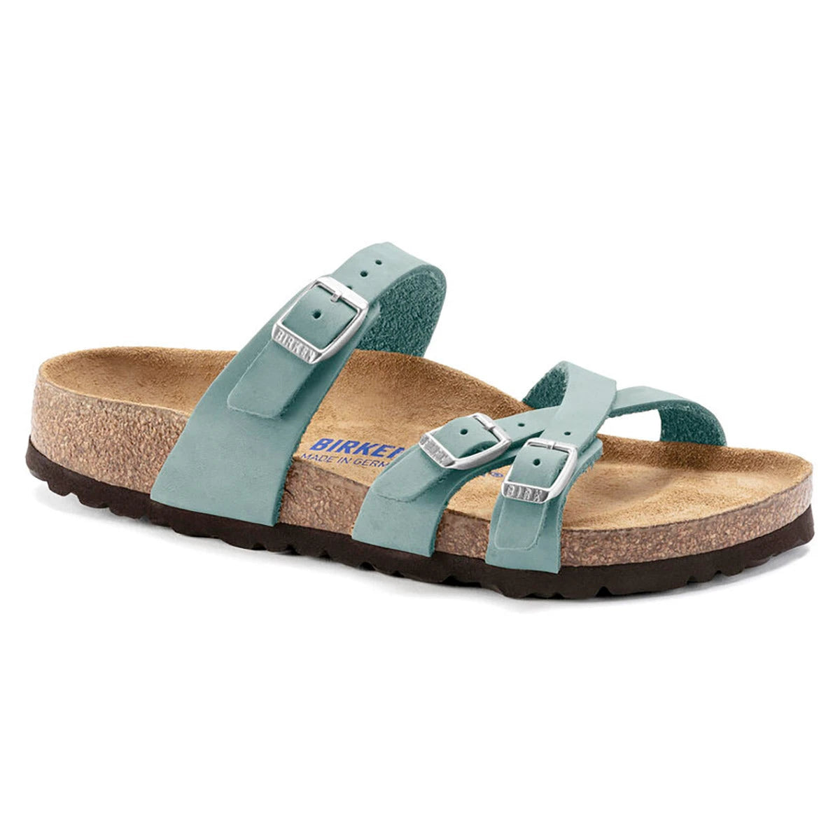 Birkenstock Women's Franca Soft Footbed Nubuck Sandals
