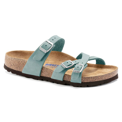 Birkenstock Women's Franca Soft Footbed Nubuck Sandals