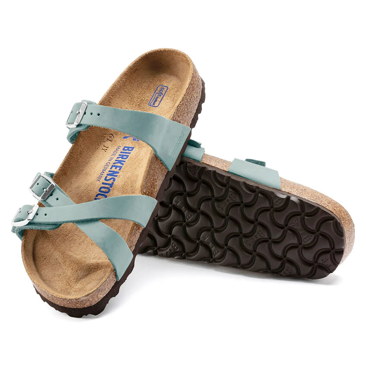 Birkenstock Women's Franca Soft Footbed Nubuck Sandals