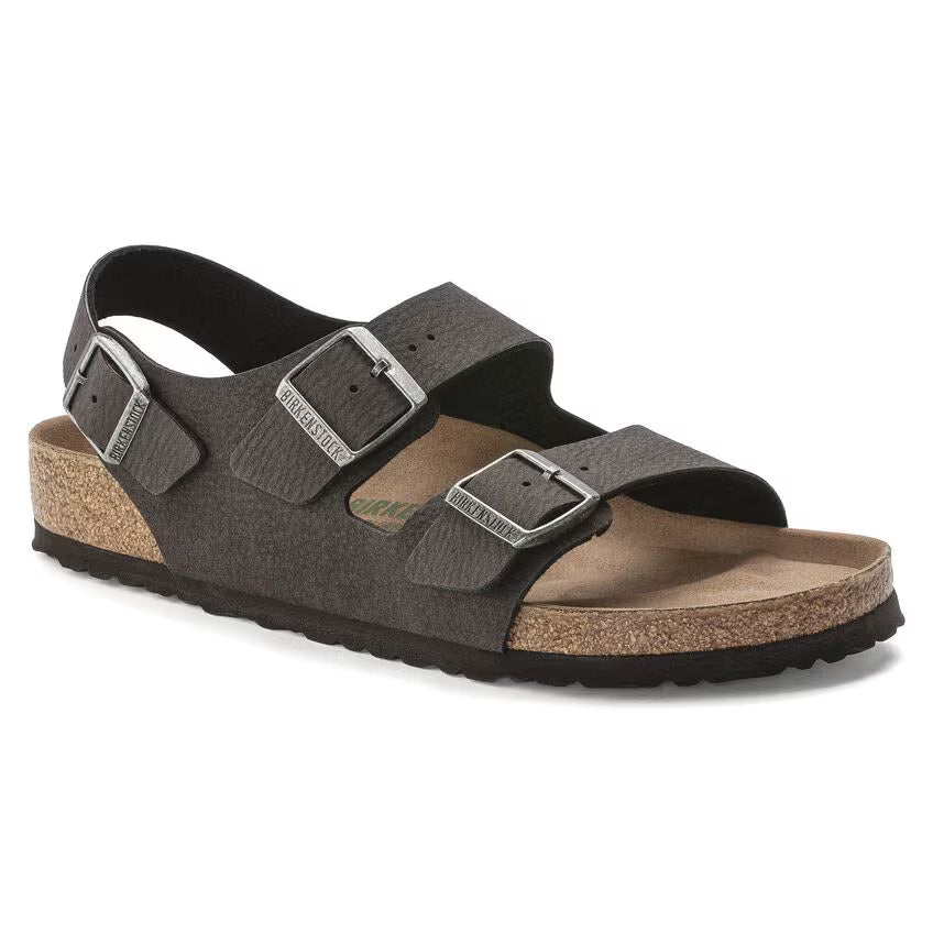 Birkenstock Milano Vegan Micro Fibre Desert Dust Black