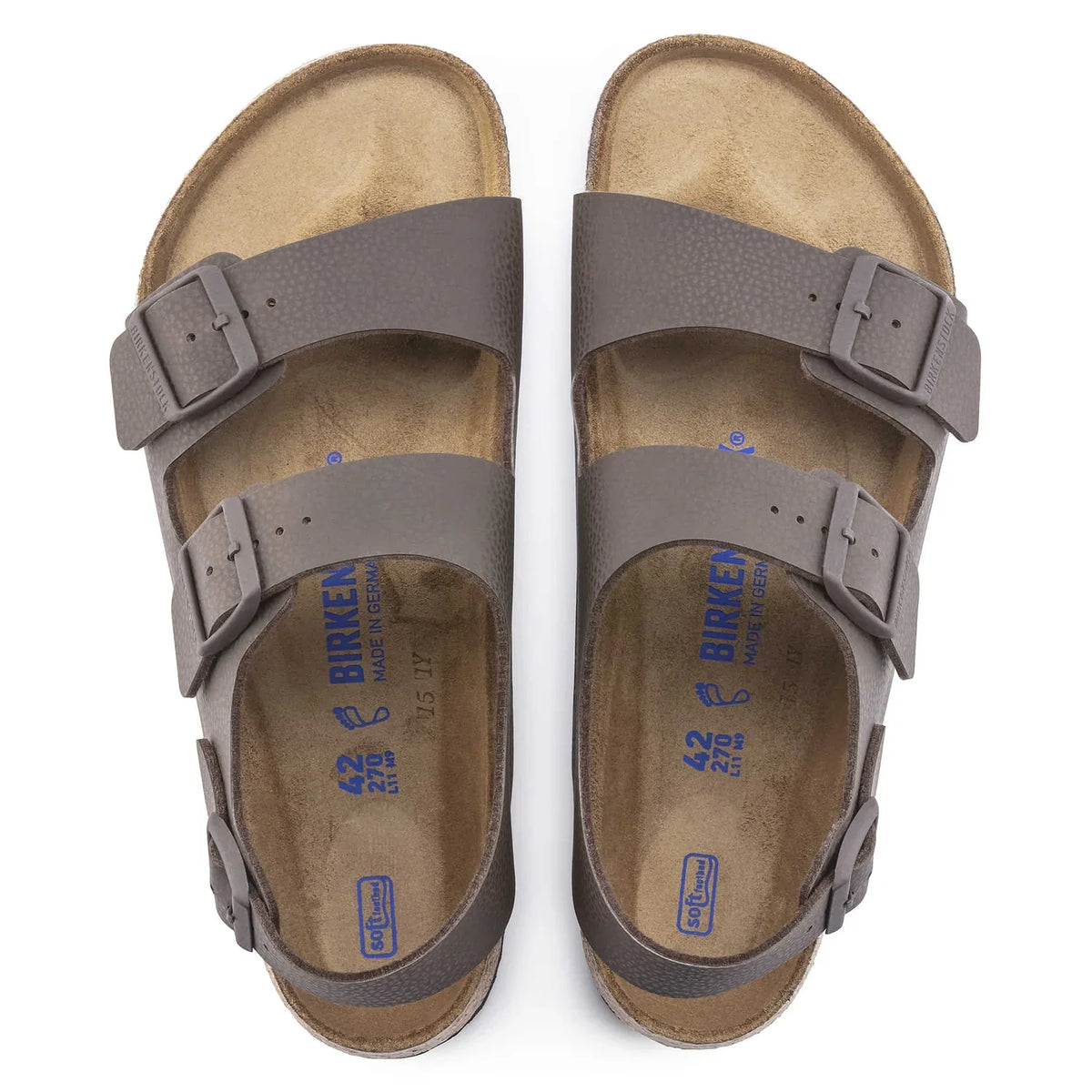 Birkenstock Milano Soft Footbed Birko-Flor Chocolate