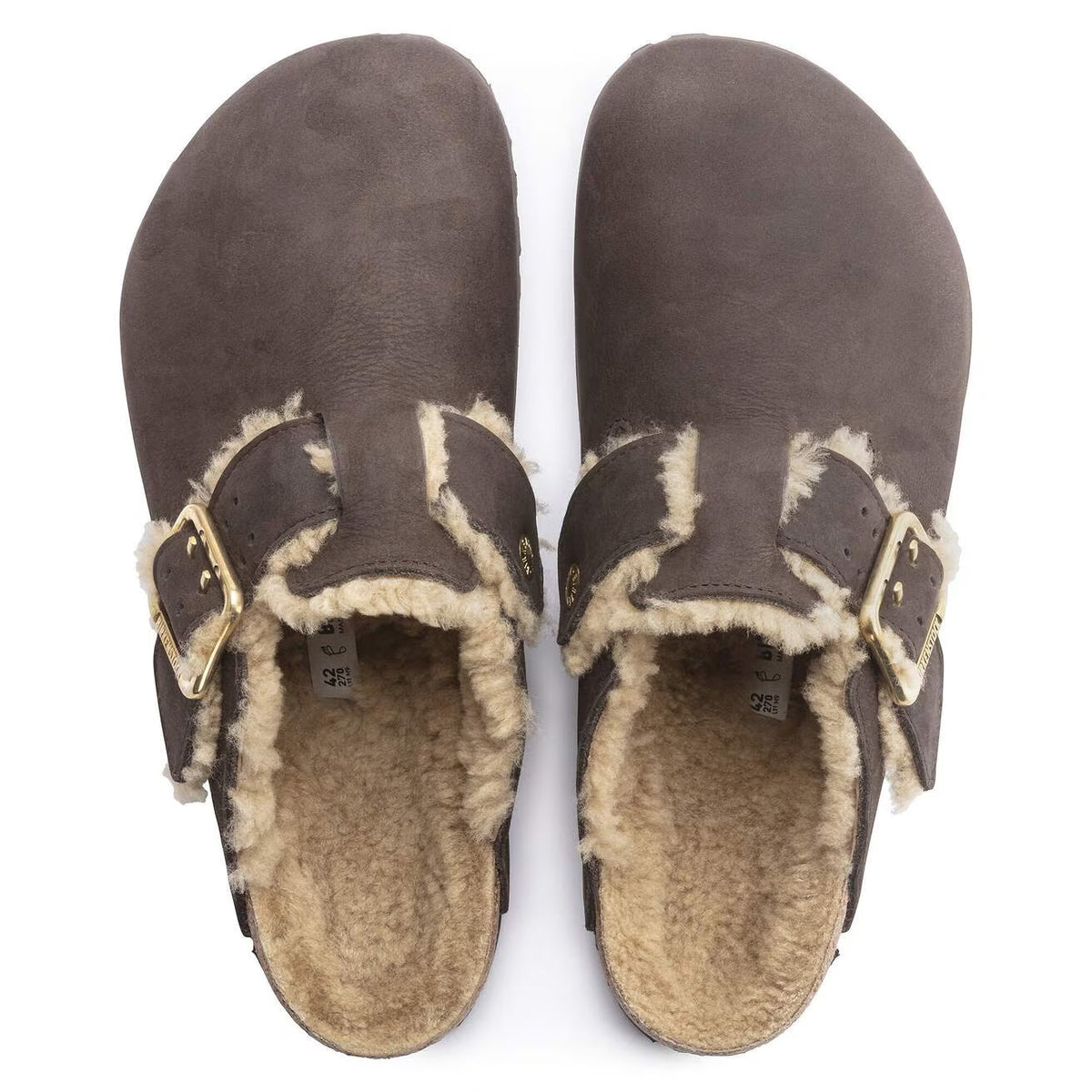 Birkenstock Unisex Boston Bold Shearling Expresso
