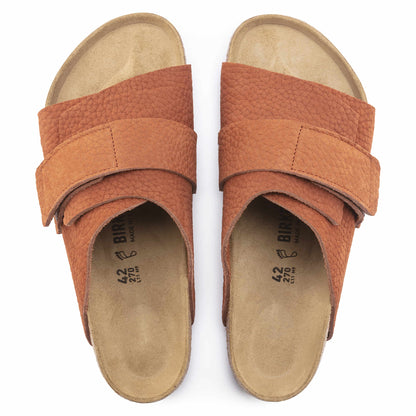 Birkenstock Kyoto Nubuck Leather Desert Buck Burnt Clay
