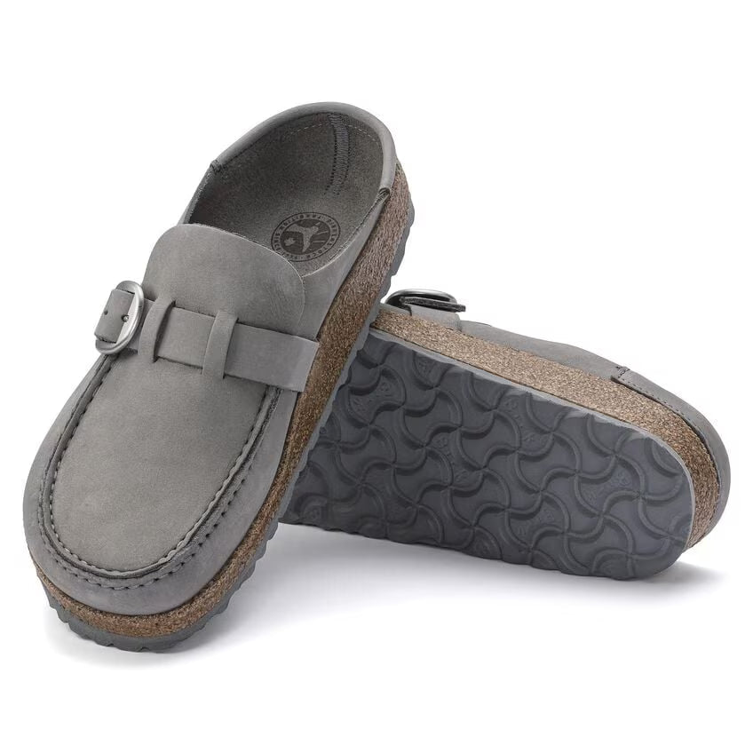 Birkenstock Buckley Nubuck Leather Dove Gray