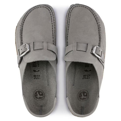 Birkenstock Buckley Nubuck Leather Dove Gray