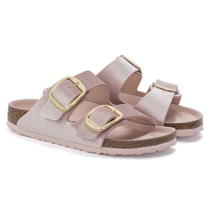 Birkenstock Arizona Big Buckle Rivet Logo Velvet Light Rose