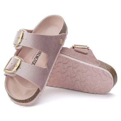 Birkenstock Arizona Big Buckle Rivet Logo Velvet Light Rose