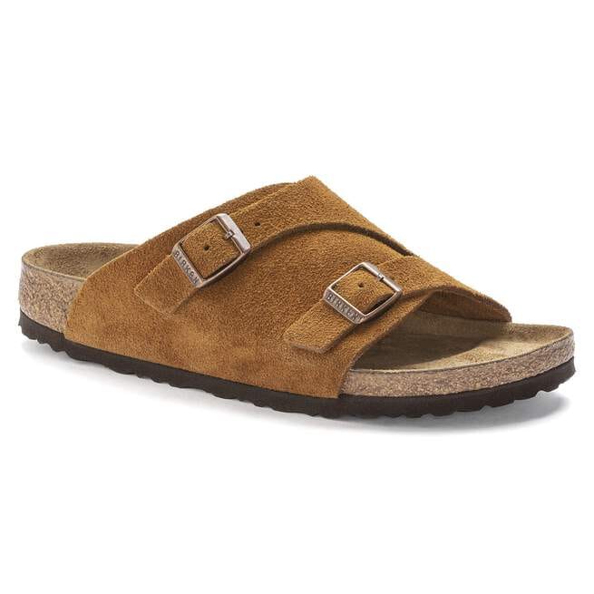 Birkenstock Unisex Zurich Suede Leather Mink
