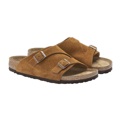 Birkenstock Unisex Zurich Bs Suede Leather Mink