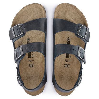 Birkenstock Milano Oiled Leather Insignia Blue