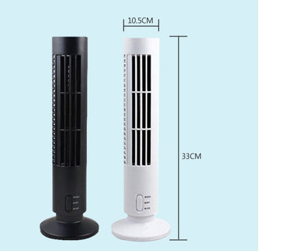 USB Small Desk Fan Mini Electric Fan With Safe Mesh Guard And Two Speeds