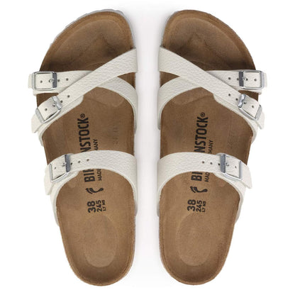 Birkenstock Unisex Franca Natural Leather White