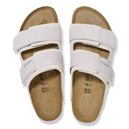 Birkenstock Unisex Uji Nubuck Leather Antique White