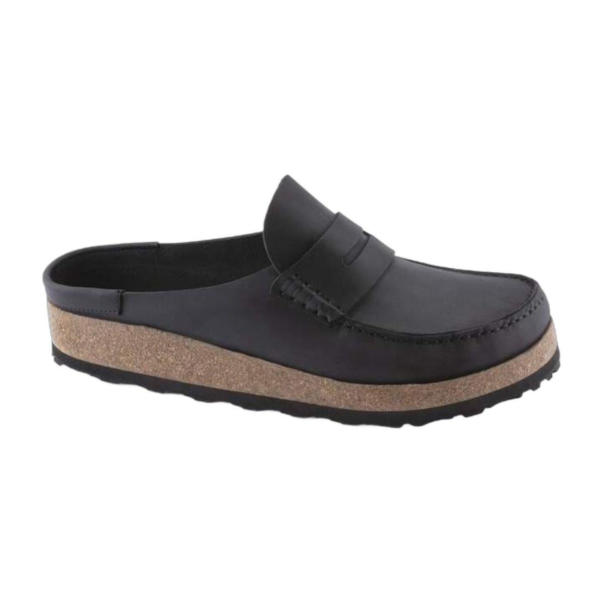 Birkenstock Unisex Naples Natural Leather Oiled Black