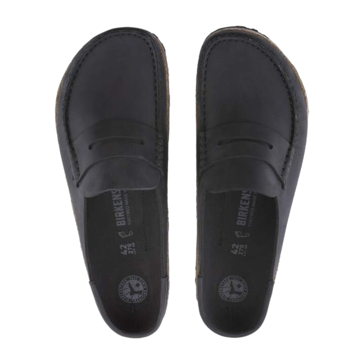 Birkenstock Unisex Naples Natural Leather Oiled Black