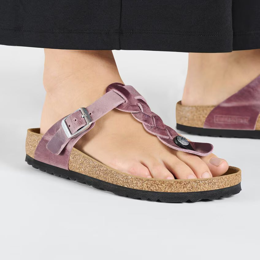 Birkenstock Women's Gizeh Braid Oiled Leather Sandals