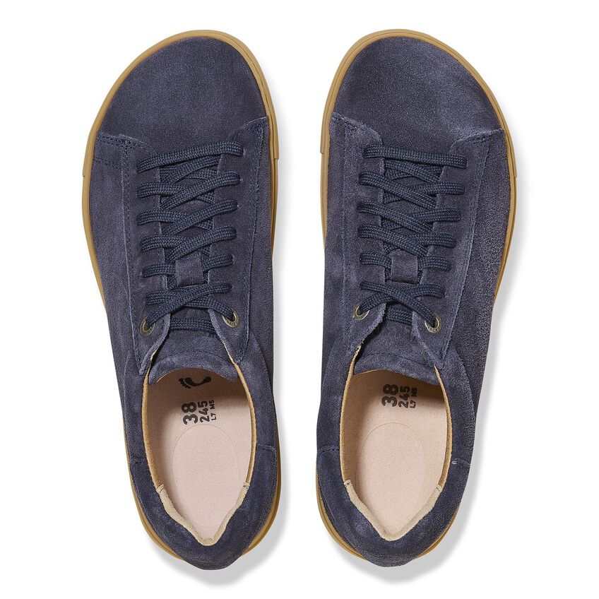 Birkenstock Unisex Bend Low Leather Midnight Blue